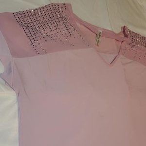 Womens Pink Short sleeve t